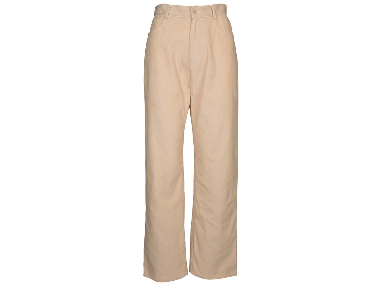 MELA Bio-Damen-Cordhose "OORJA" mit weitem Bein, High Waist, mandel, Gr. 40