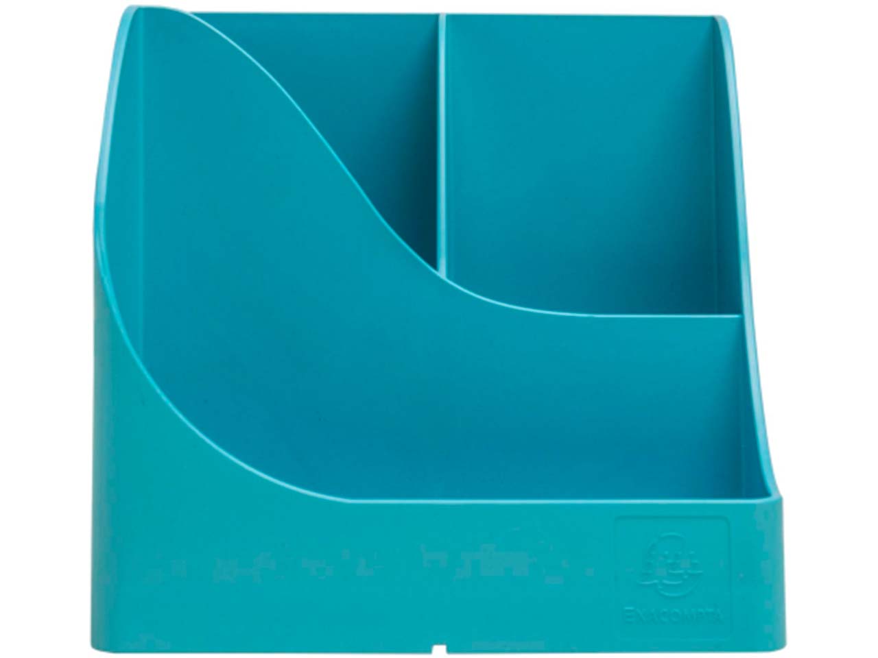 Exacompta Stifteköcher "Pen Wave Pop'N Co" 5 Fächer, cyan