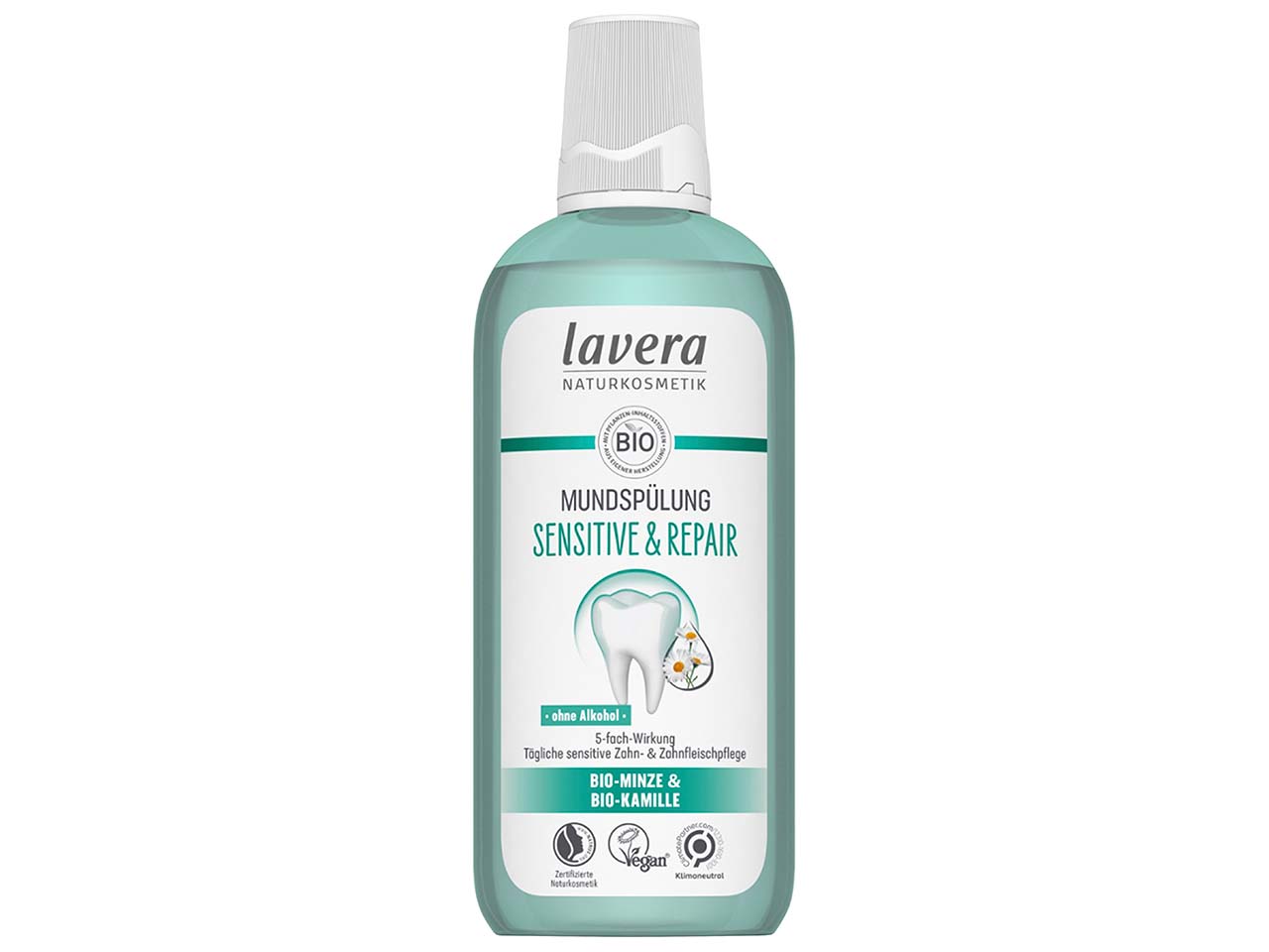 lavera Bio-Mundspülung "Sensitive und Repair", 400 ml