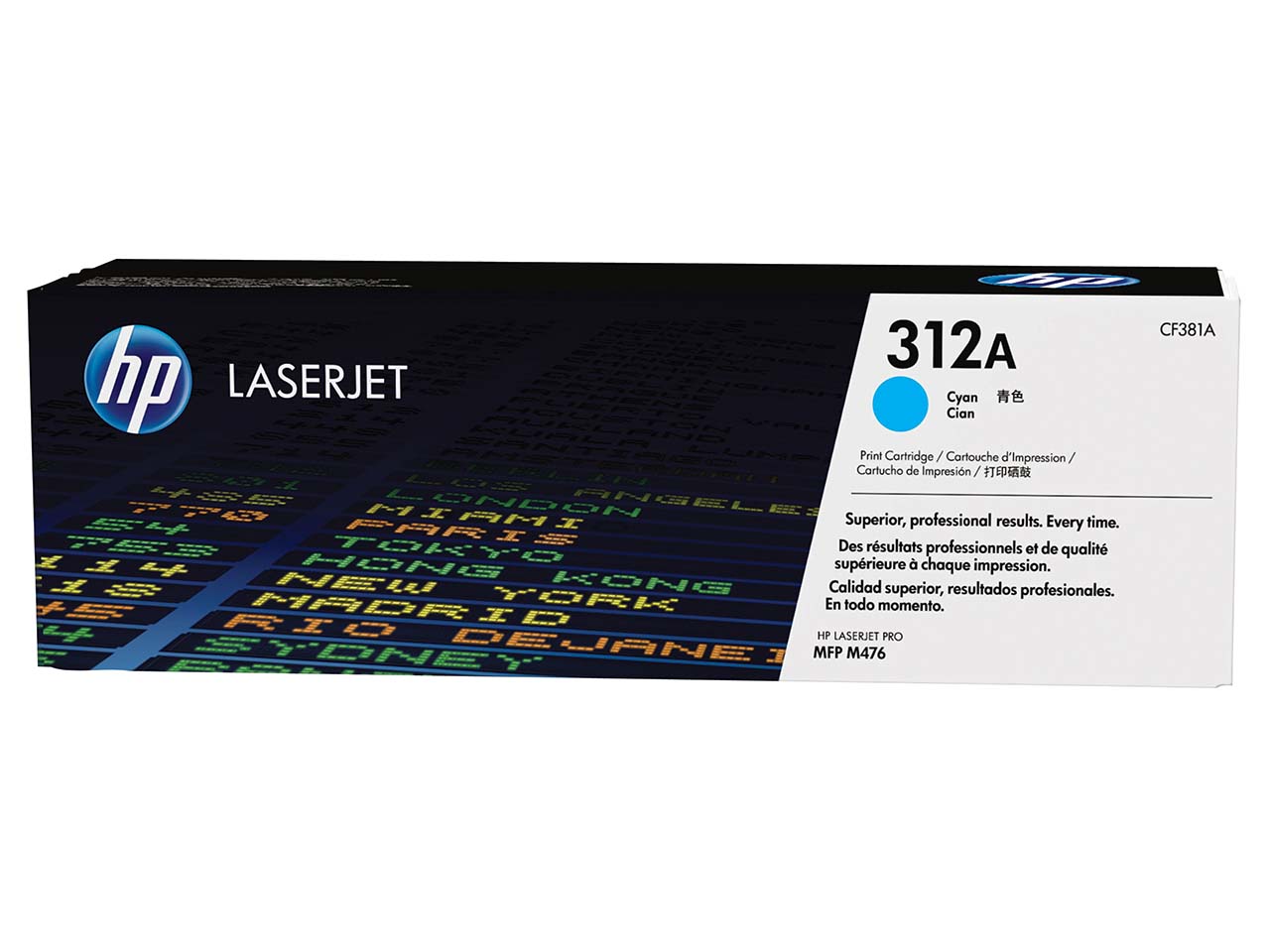 hp Druckkassette CF381A cyan