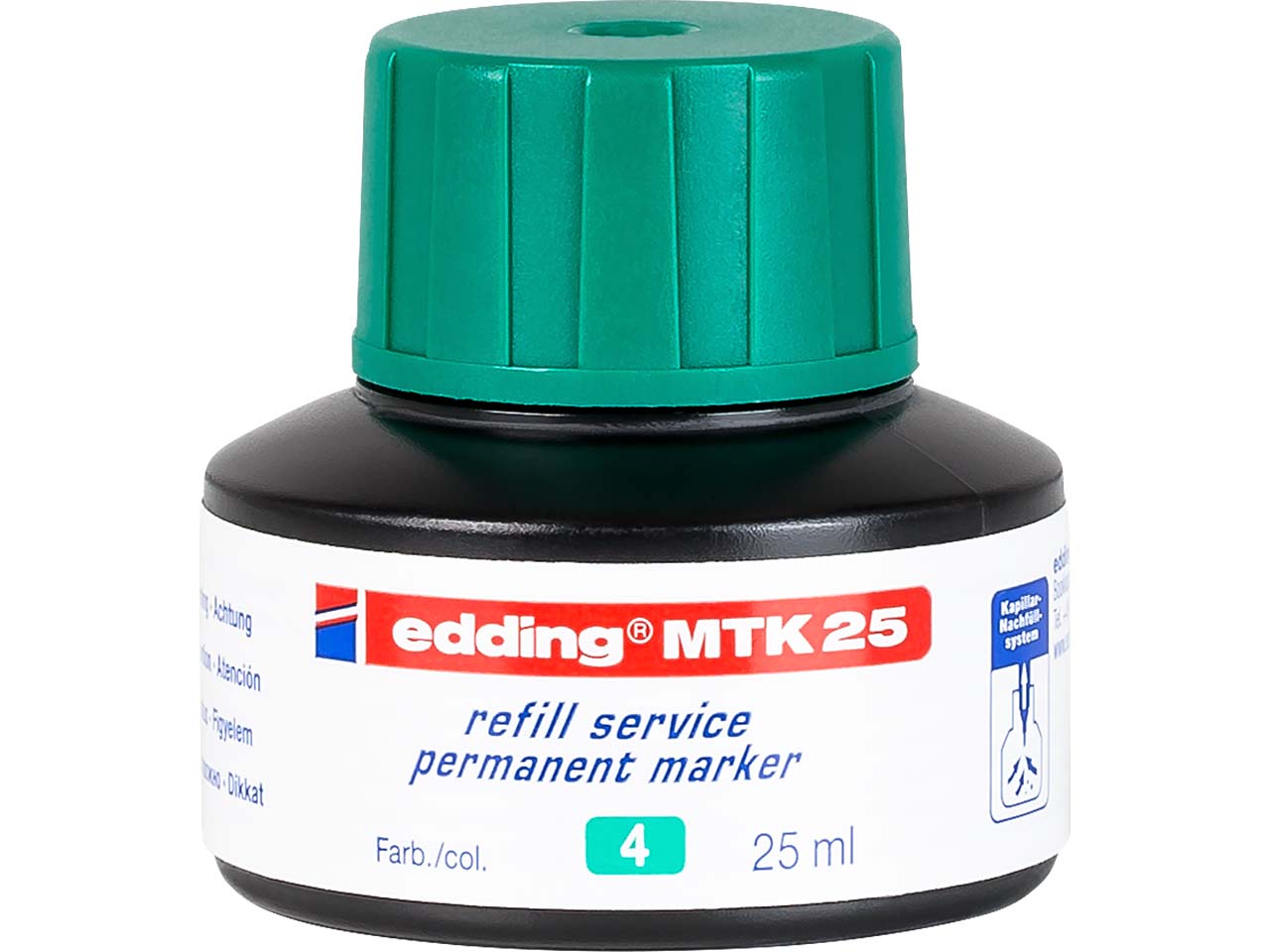 edding Nachfülltinte "MTK 25" für Permanentmarker, grün