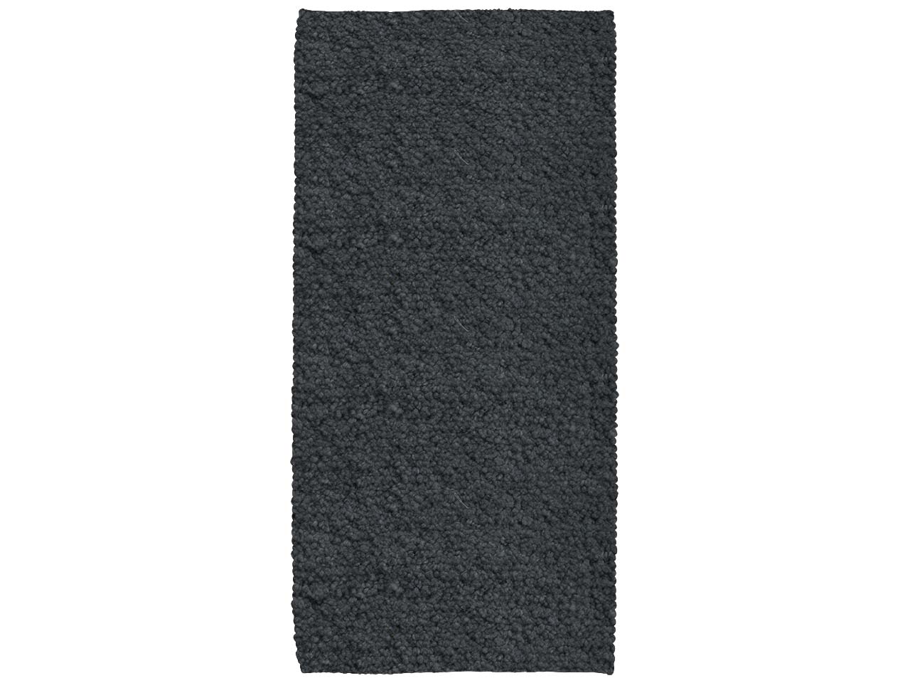 Schurwollteppich "Salvator" 60 x 120 cm, anthrazit