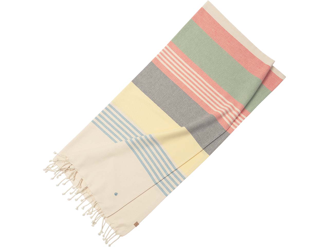 Living Crafts Bio-Hamam-Tuch "KATAR", multicolour, 200 x 100 cm