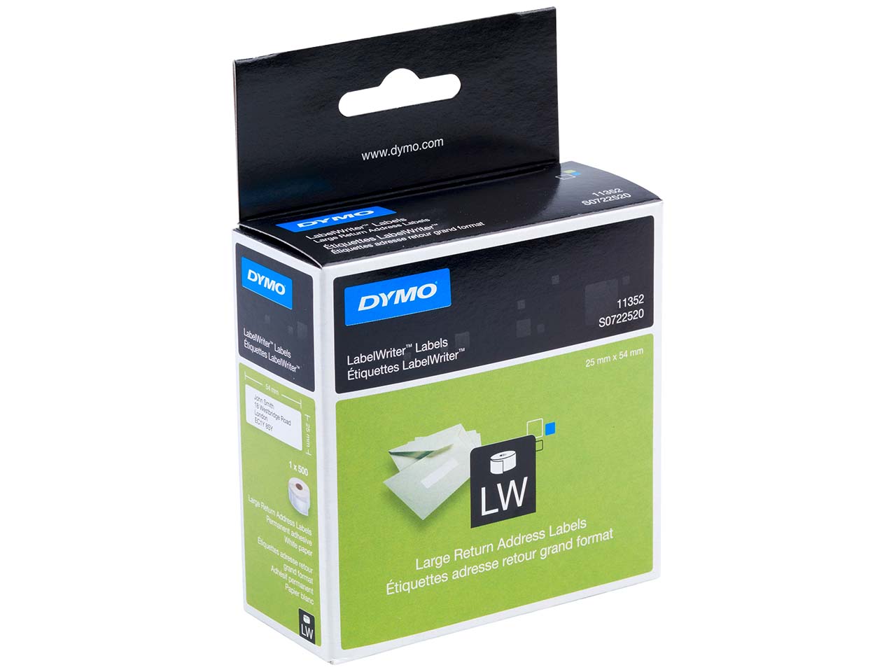Thermo-Etiketten 25x54 Adress-Etikett (Inhalt 1 Rolle à 500 Etiketten)