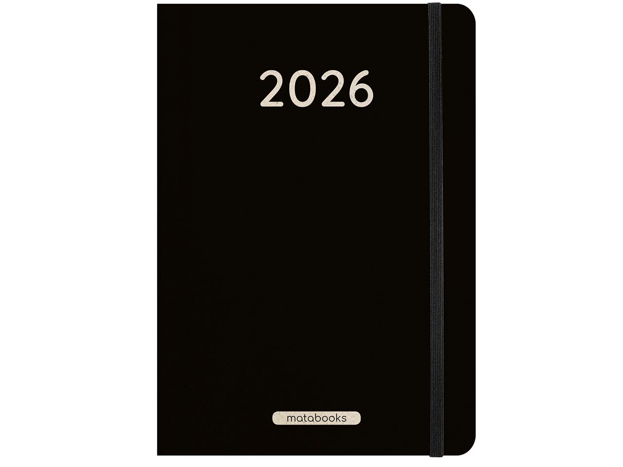 Matabooks Buchkalender "Samaya" 2026 - Black