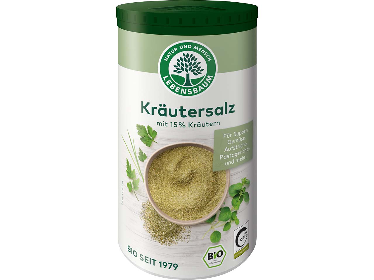LEBENSBAUM Bio-Kräutersalz in Streudose 200 g