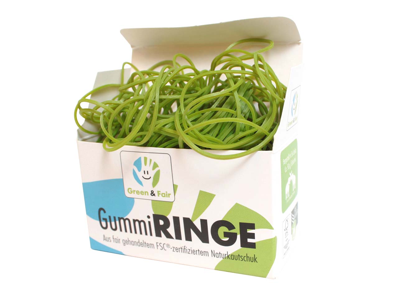 Gummiringe "Green & Fair" 80 x 1 mm