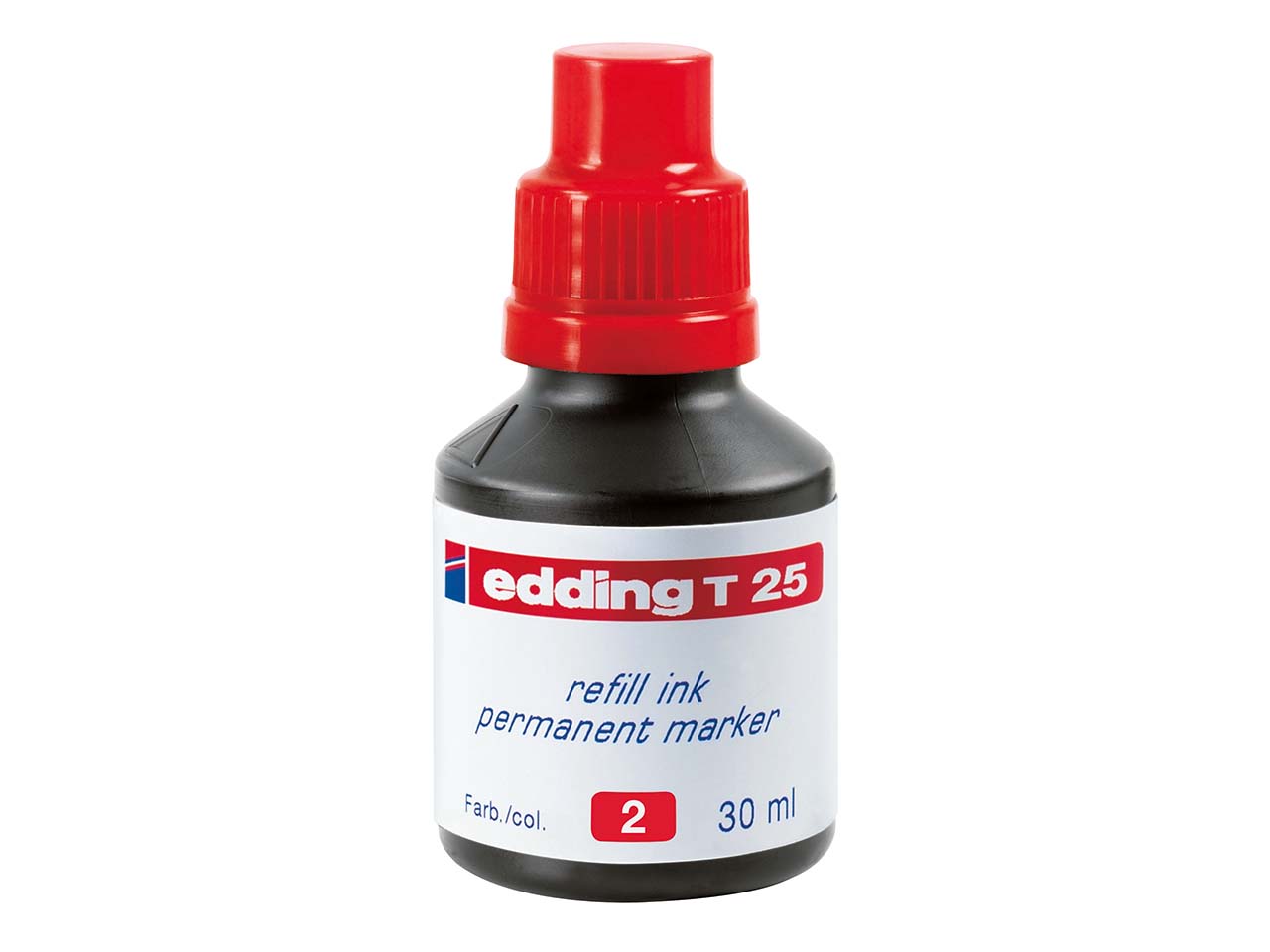 edding Nachfülltinte "T25" für Permanentmarker, rot