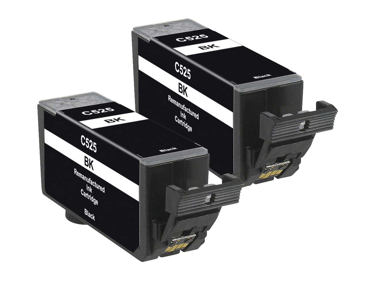 memo Tintenpatronen ersetzt Canon PGI-525BK schwarz, 2 Stk.