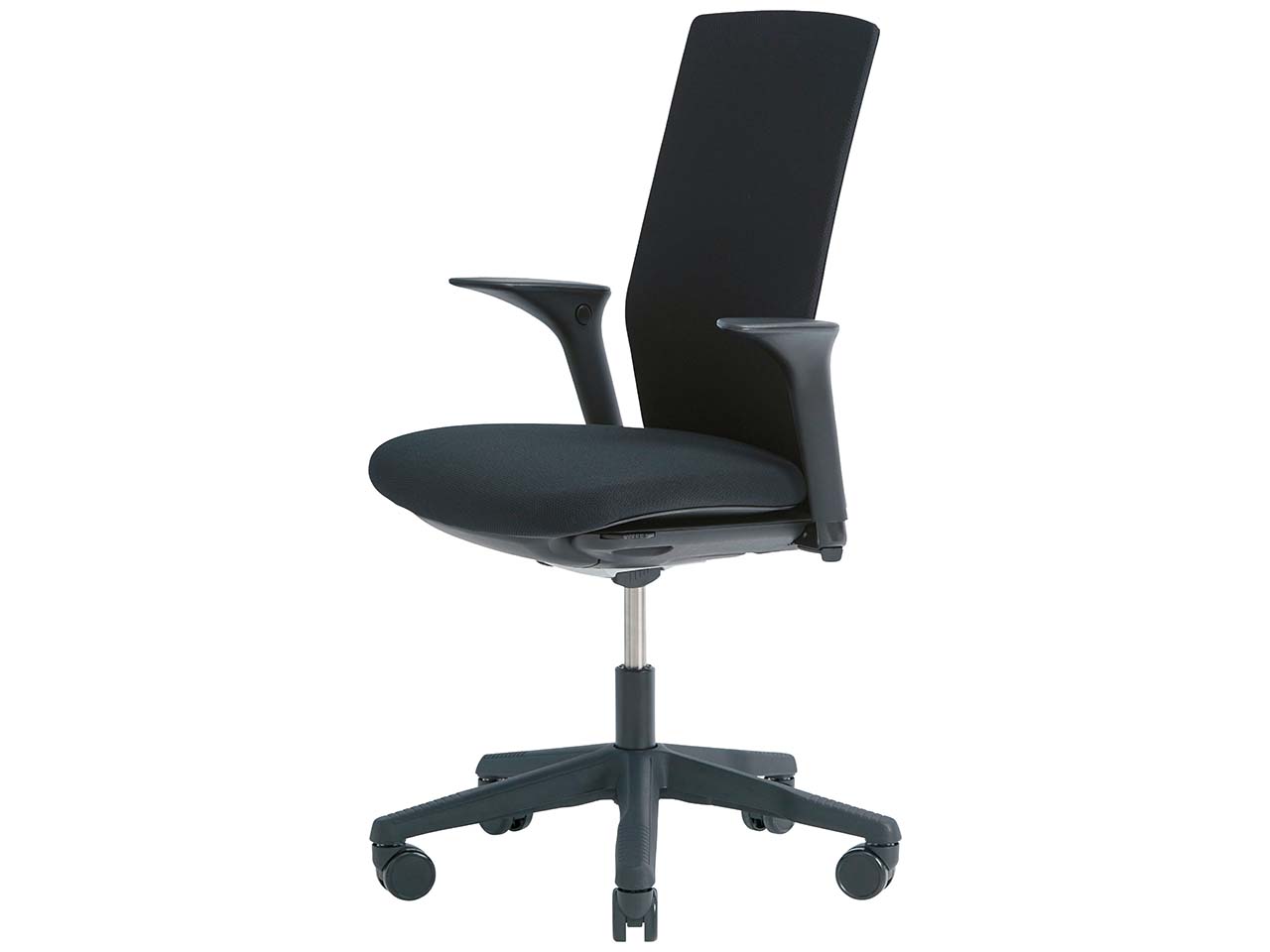 HAG Bürodrehstuhl "Futu 1200-S" mit Armlehnen, Kunststofffußkreuz schwarz