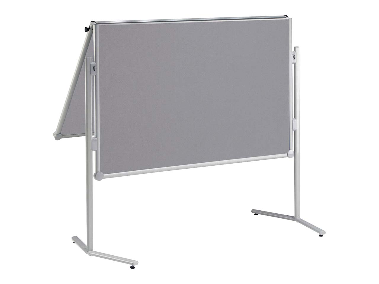 MAUL Moderationswand 'MAULpro' klappbar mit Textiloberfläche grau 150 x 120 cm