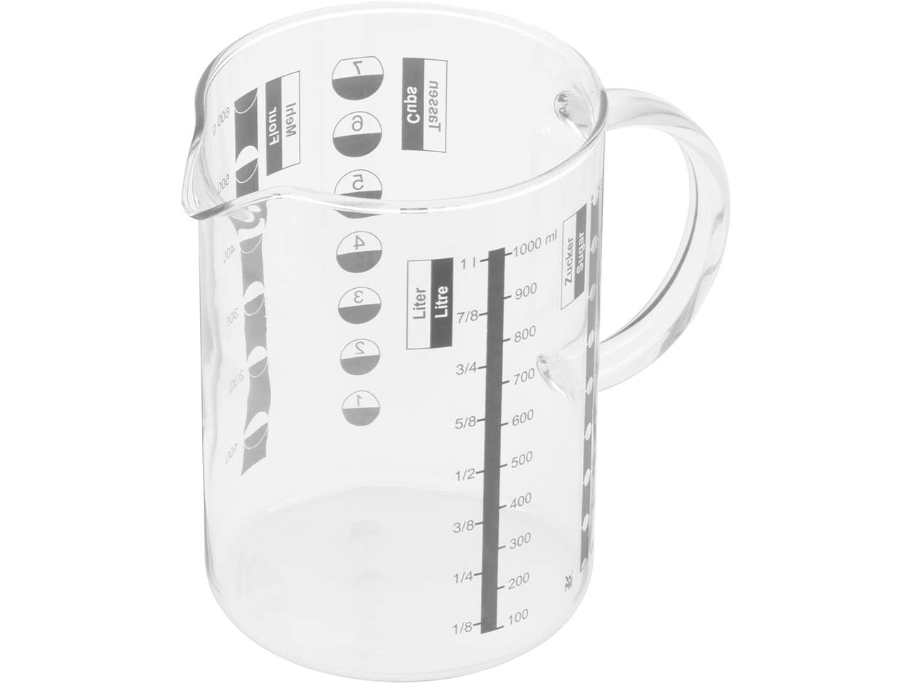 WMF Messbecher aus Glas, 1 l