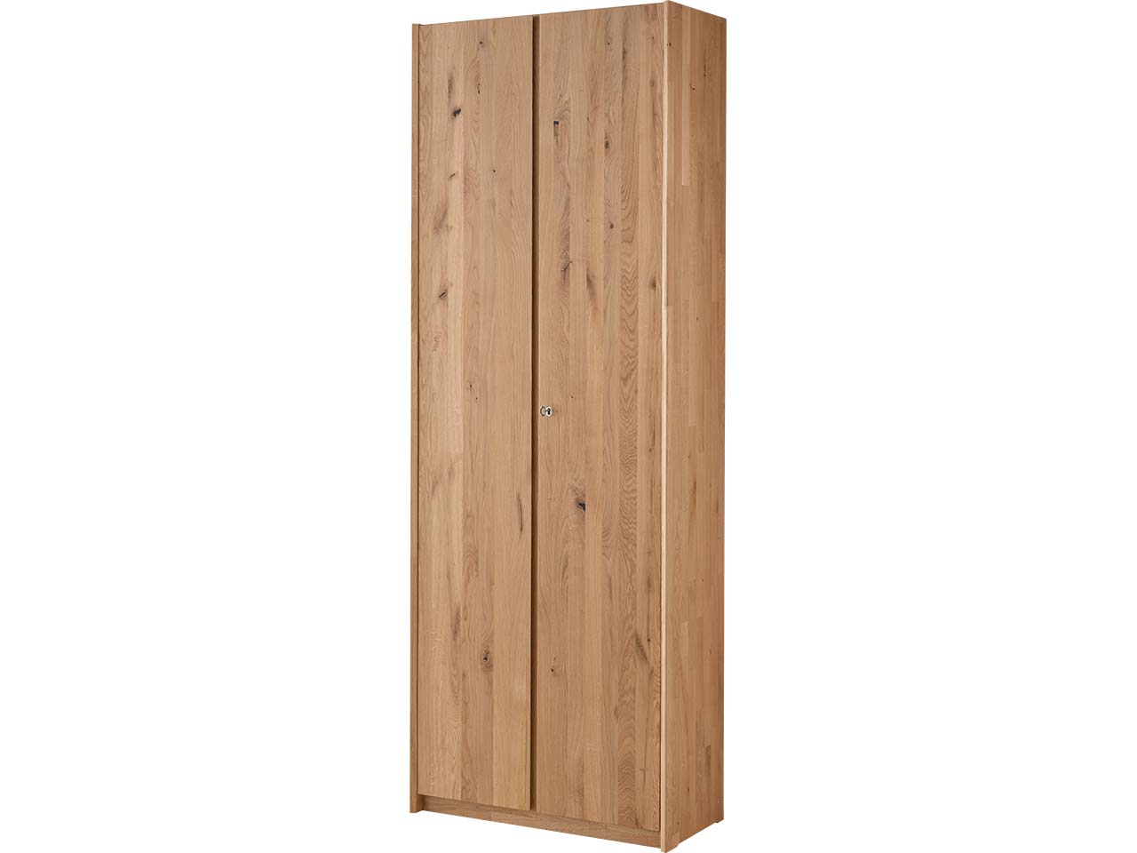 Schrank "buxing 3.0" mit 2 langen Türen, B 80 cm x T 36 cm x H 222 cm, Wildeiche