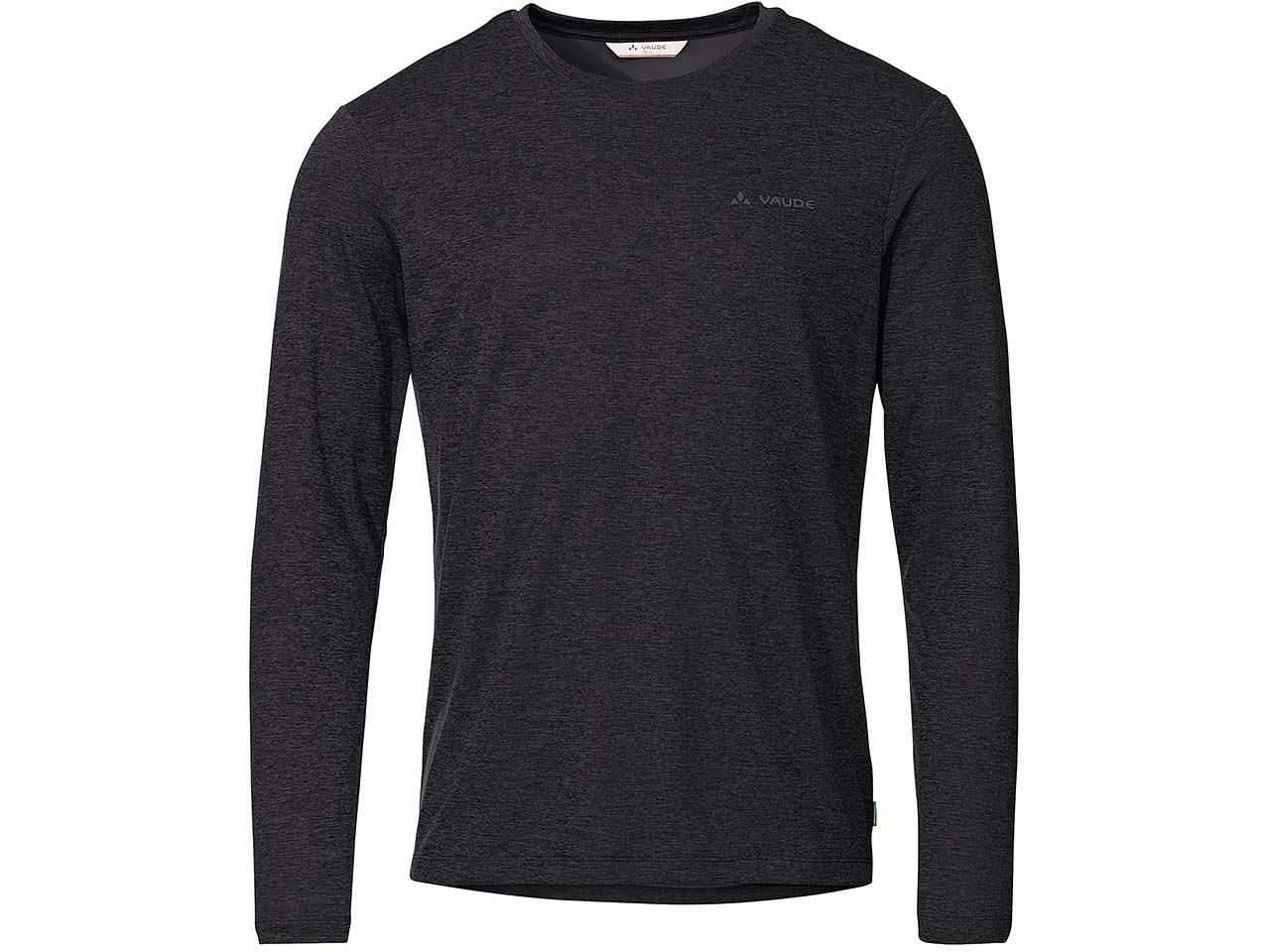 VAUDE Herren-Langarmshirt 'Essential' mit Rundhalsausschnitt, black, Gr. M