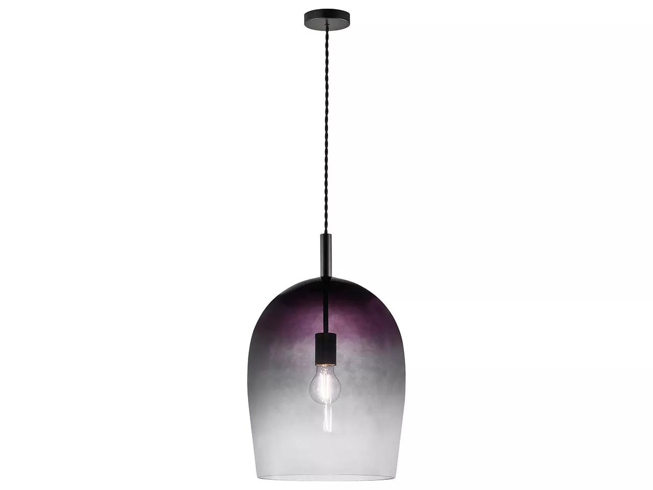 Nordlux Designer-Pendelleuchte "UMA 30 Pendant", rauchglas