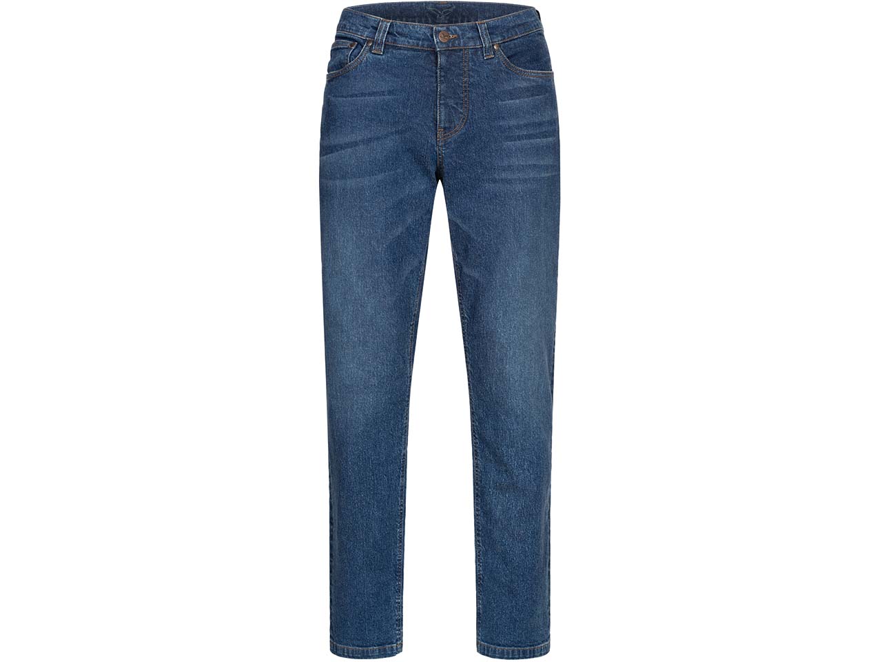 Feuervogl Bio-Herren-Boot-Cut-Hose "Milo", medium blue, Gr. 31/32