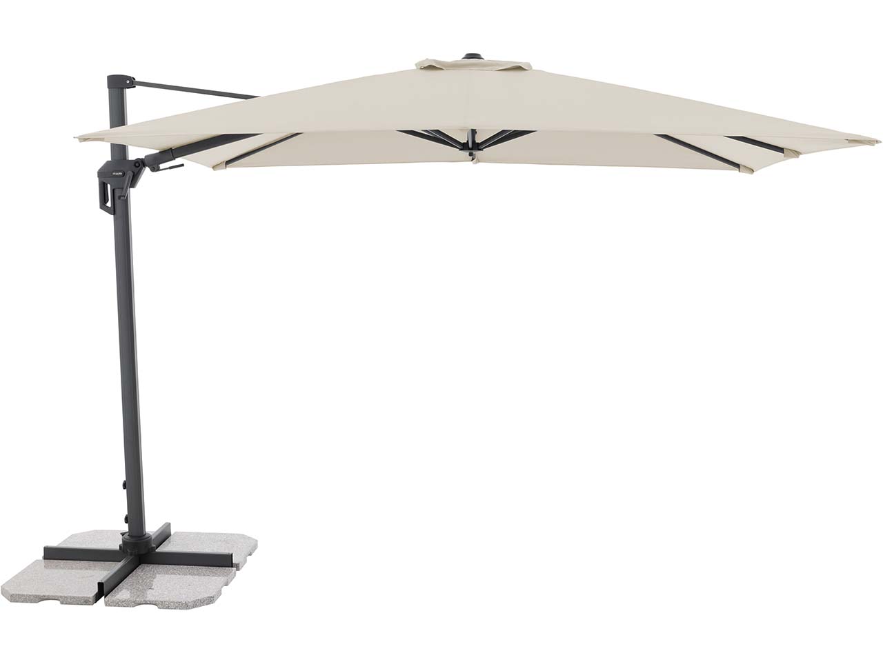 doppler Pendelschirm "ACTIVE PENDEL Green Edition" 310 x 210 cm, natur