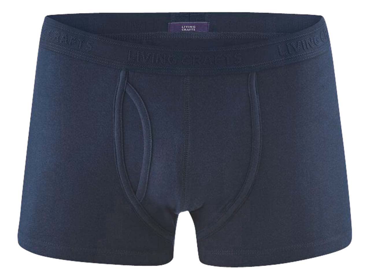 Living Crafts 2er-Pack Bio-Herren-Boxershort "Apollo" navy, Gr. M