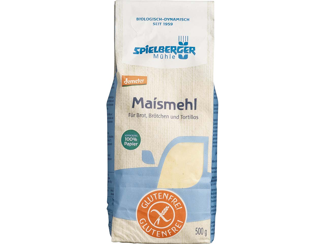 Spielberger Mühle Bio-Maismehl, 500 g