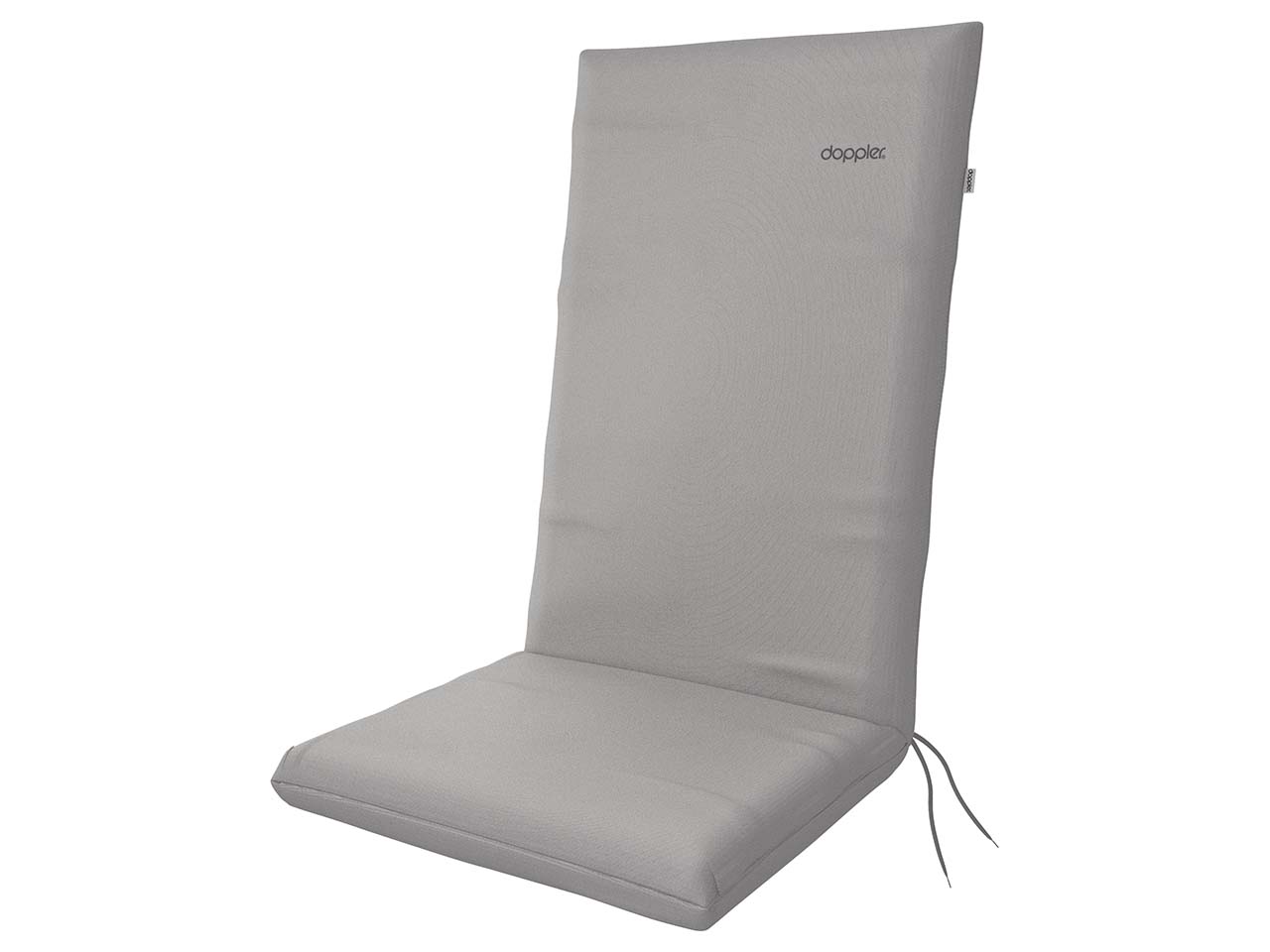 Auflage "NATURE" hoch, aus 100% R-PET, 119 x 48 x 6 cm, grau