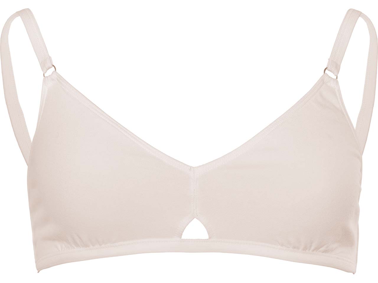 Living Crafts Bio-Damen-Bustier "AMARILLA" ohne Polster & Bügel, powder, Gr. S