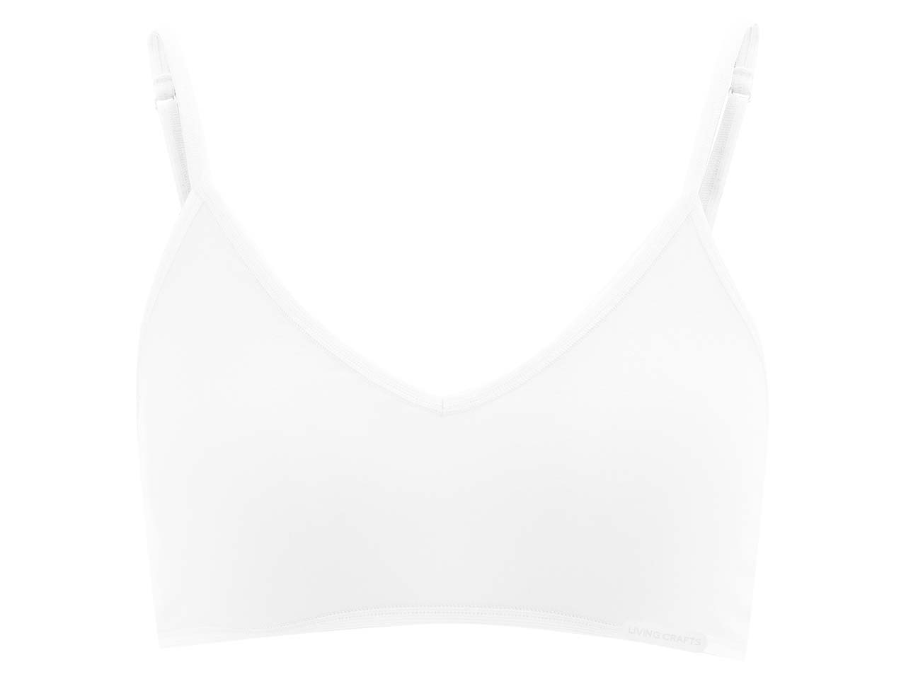 Living Crafts Bio-Damen-Bustier "Camilla" weiß, Gr. S
