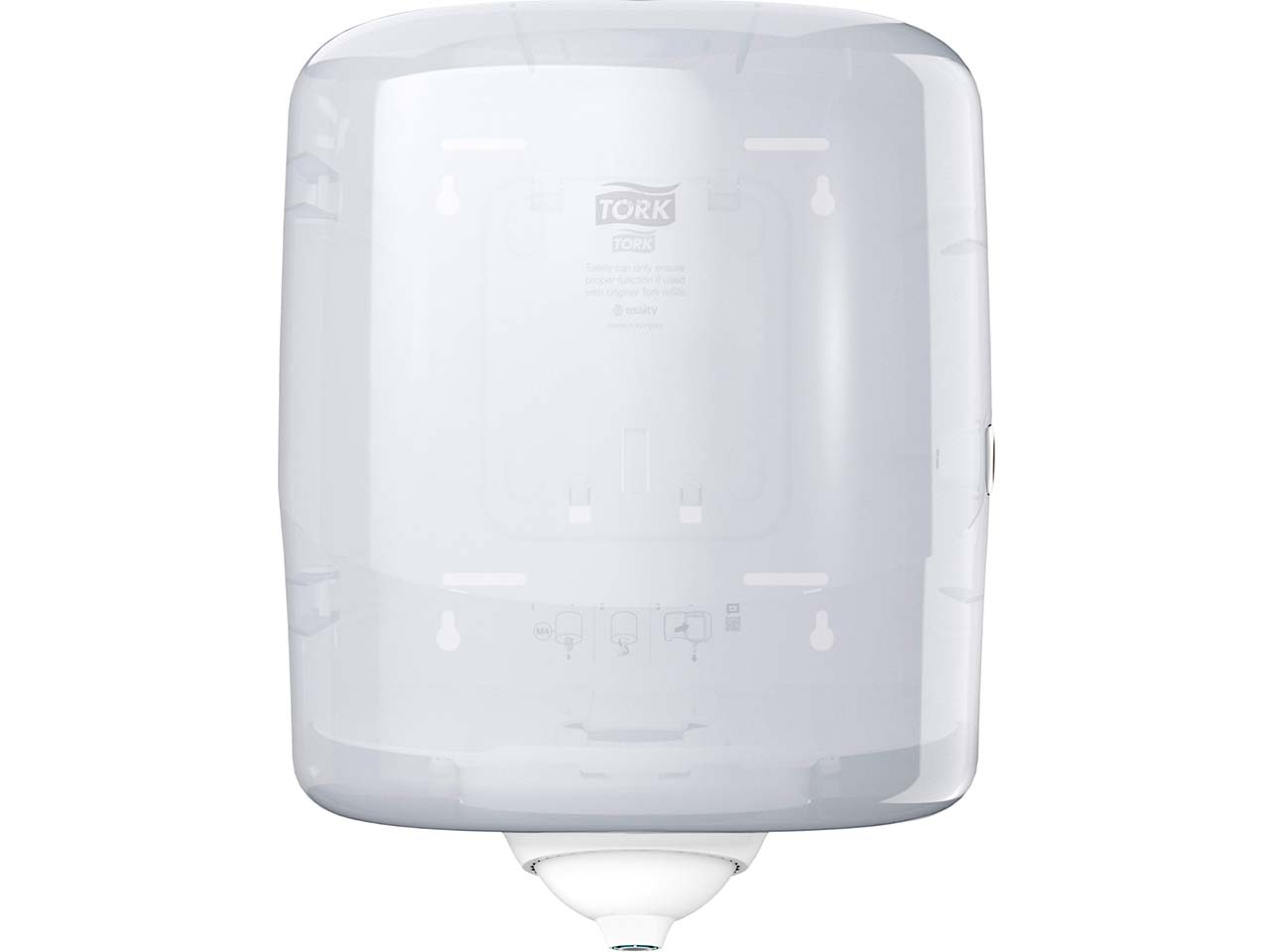 Tork Reflex Handtuchspender "Performance M4" für Einzelblatt Innenabrollung, weiß