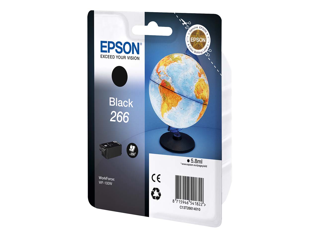 Epson Tintenpatrone T266 schwarz
