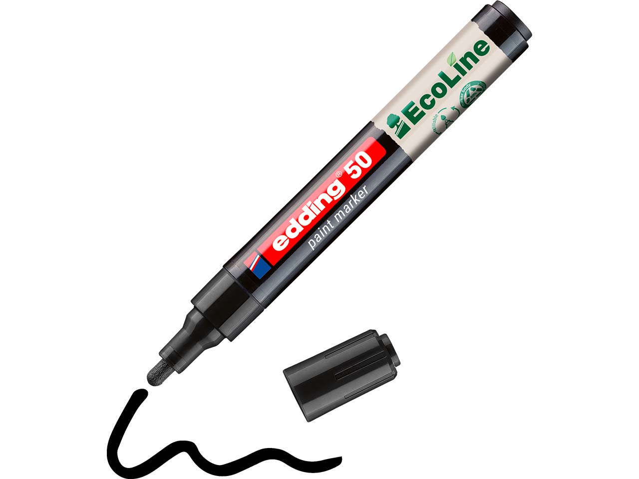edding Lackmarker "50 EcoLine" wasserbasiert, schwarz