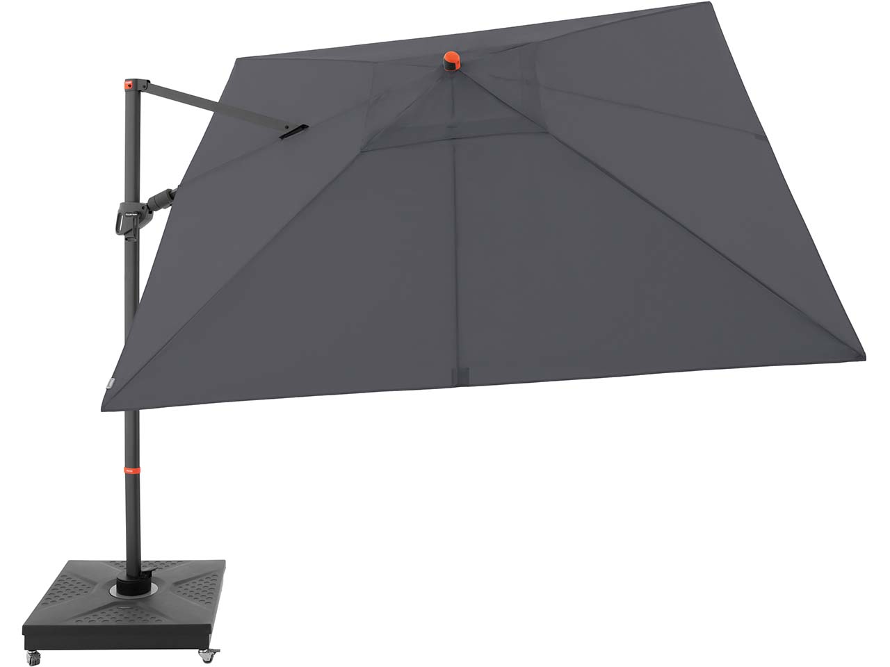 doppler Pendelschirm "myZone AX" 280 x 280 cm, anthrazit