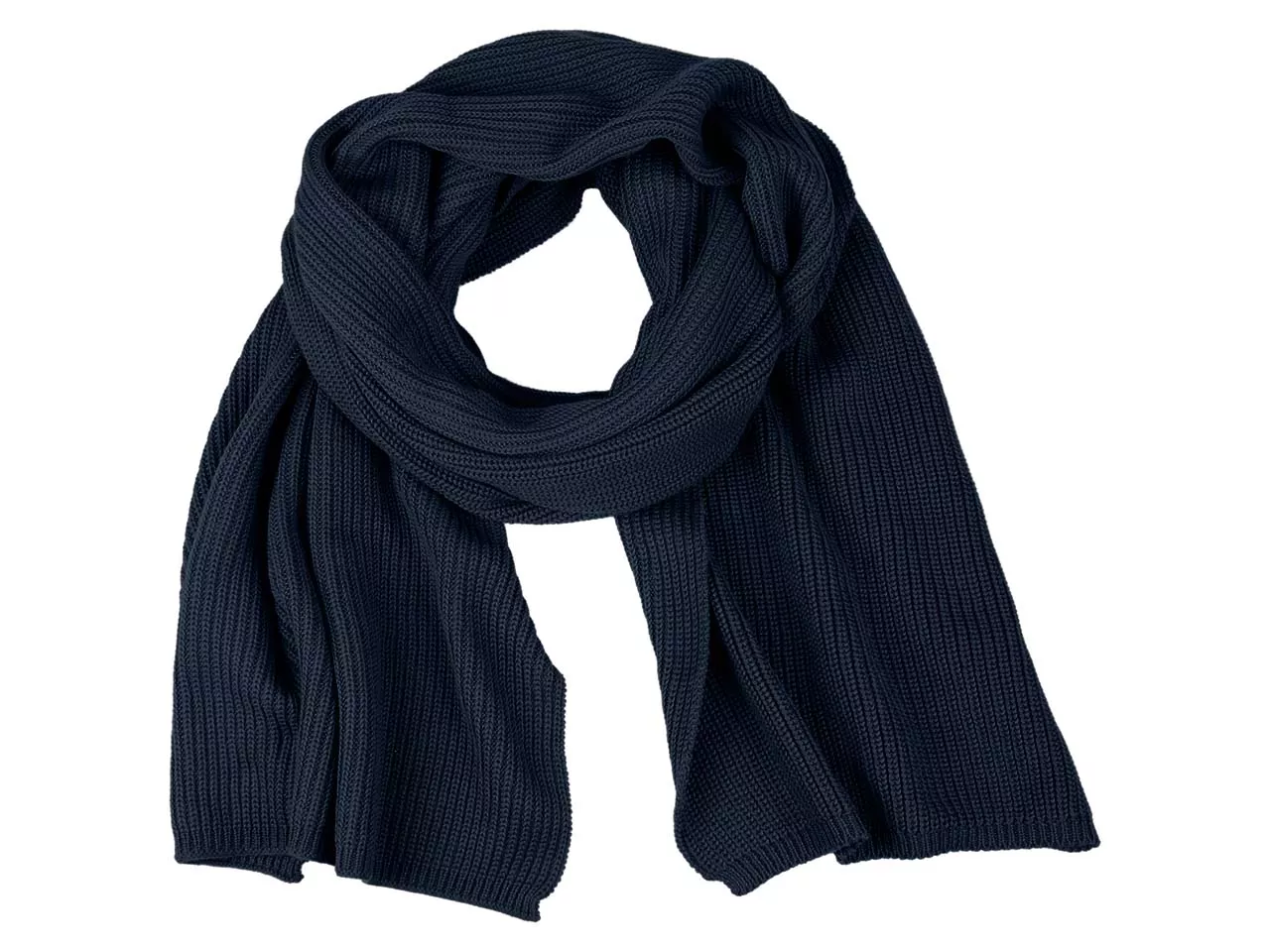 MELA Bio-Strickschal "NAGNA", navy