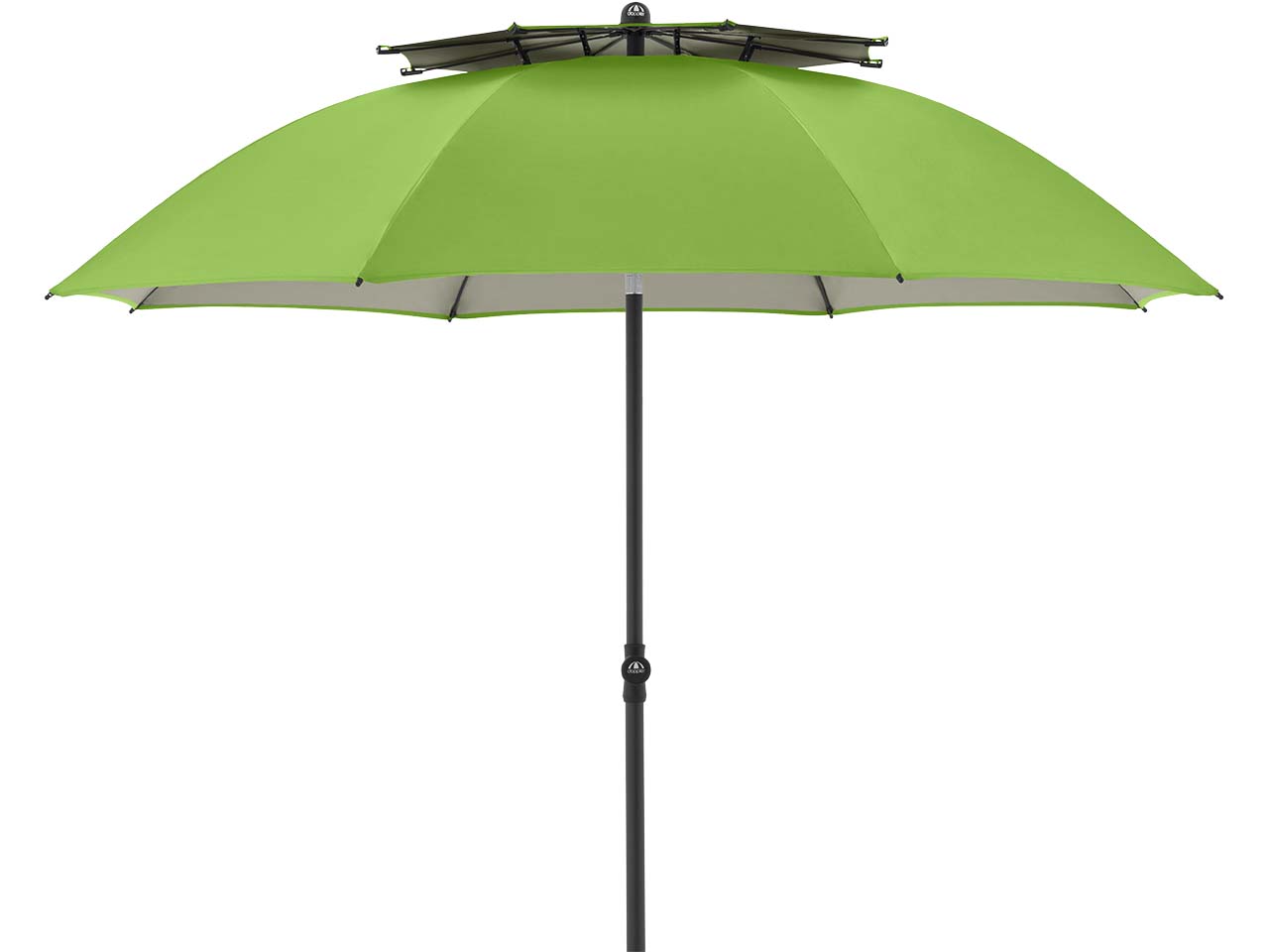doppler Sonnenschirm "GS WINDPROFI NEO" mit Tragetasche Ø 200 cm, apfelgrün