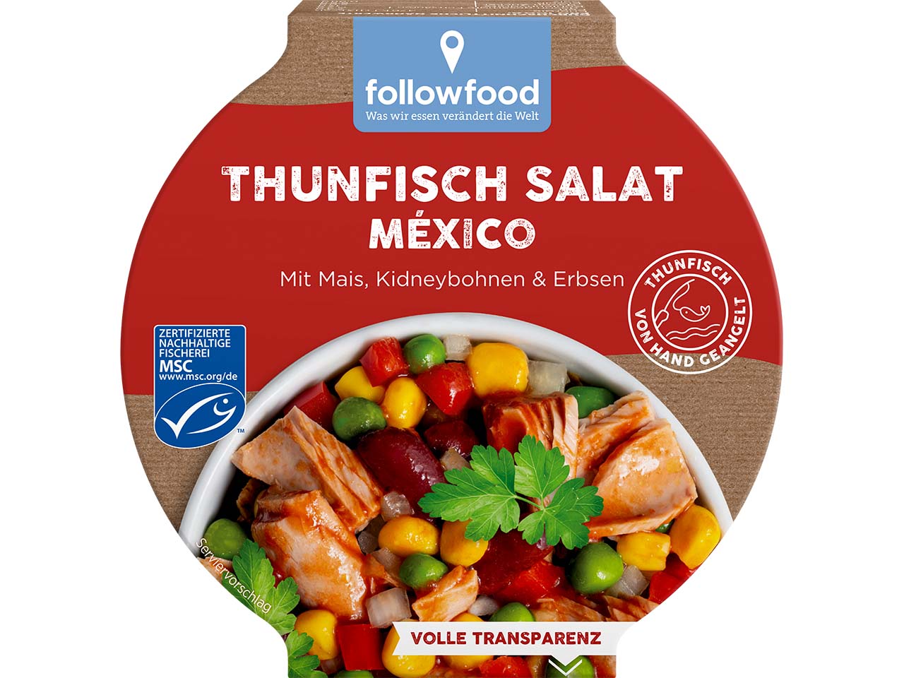 followfood Thunfisch-Salat "México", 160 g