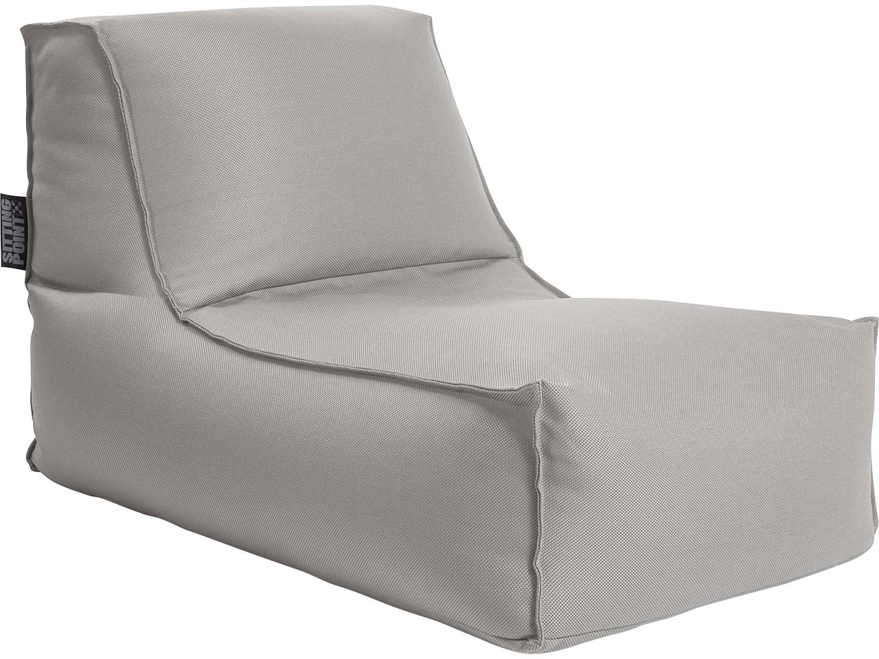 Sitzsack 'Rock Korfu' outdoor, 65 x 100 x 65 cm, mittelgrau