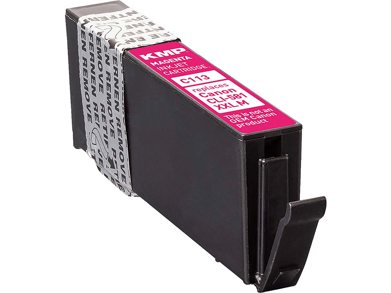 KMP Tintenpatrone ersetzt Canon CLI-581XXLM magenta