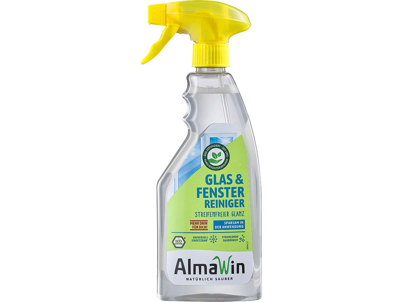 AlmaWin Glasreiniger "Glas & Fenster" Flasche, 0,5 l