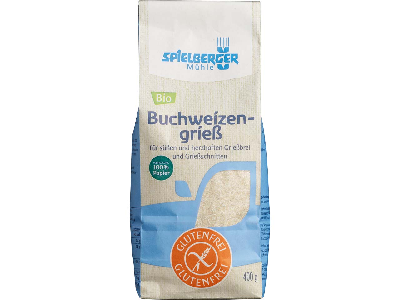 Spielberger Mühle Bio-Buchweizengrieß, 400 g