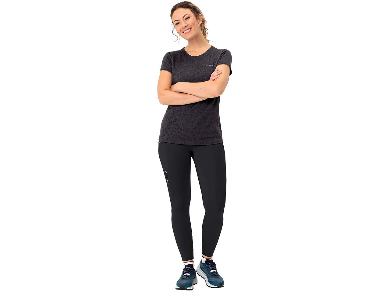 VAUDE Damen-Leggings "Essential" mit Kordelzugbund, black, Gr. 36
