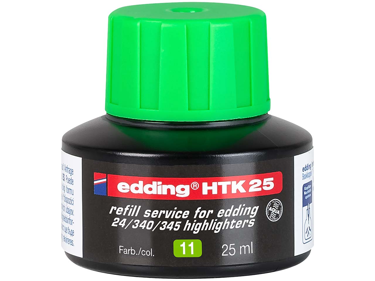 edding Nachfülltinte "HTK25" für Textmarker "Highlighter 24" grün