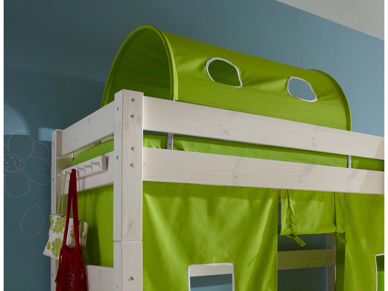 Tunnel für Bett "Infanskids" lime