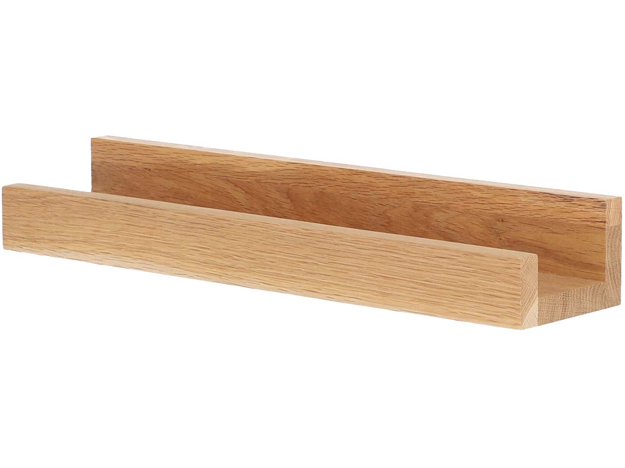 Jan Kurtz Wandregal "Ell" Eiche geölt, B 50 x T 12 x H 8 cm