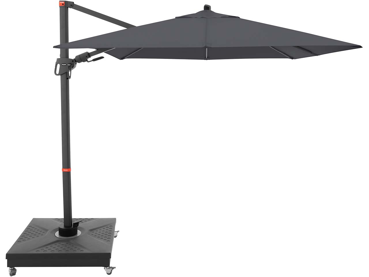 doppler Pendelschirm "myZone AX" 210 x 210 cm, anthrazit