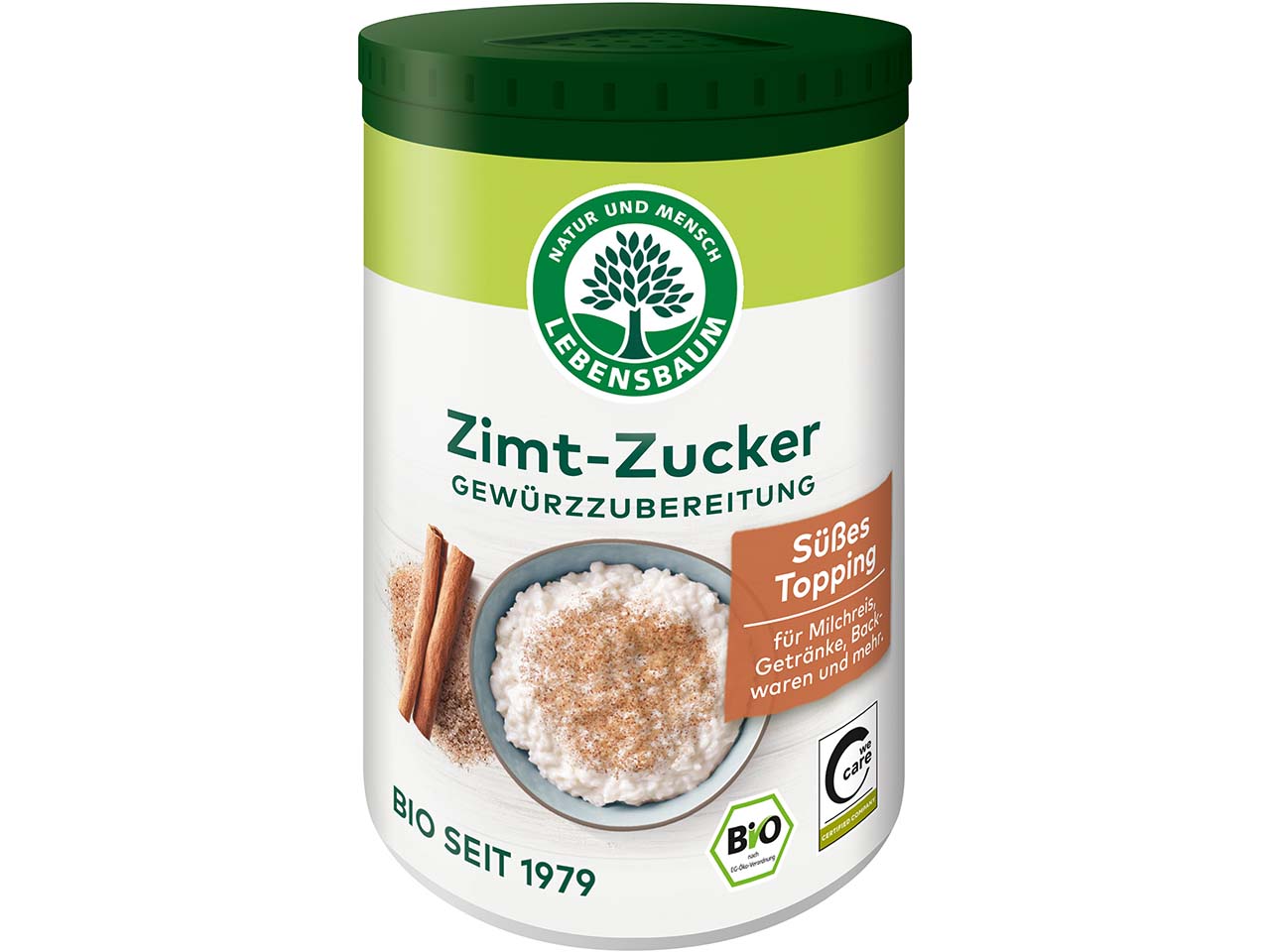 LEBENSBAUM Bio-Gewürzmischung "Zimt & Zucker", 140 g