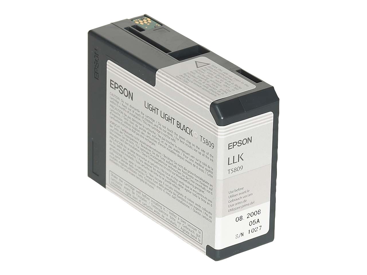 Epson Tintenpatrone T5809 light-light-schwarz