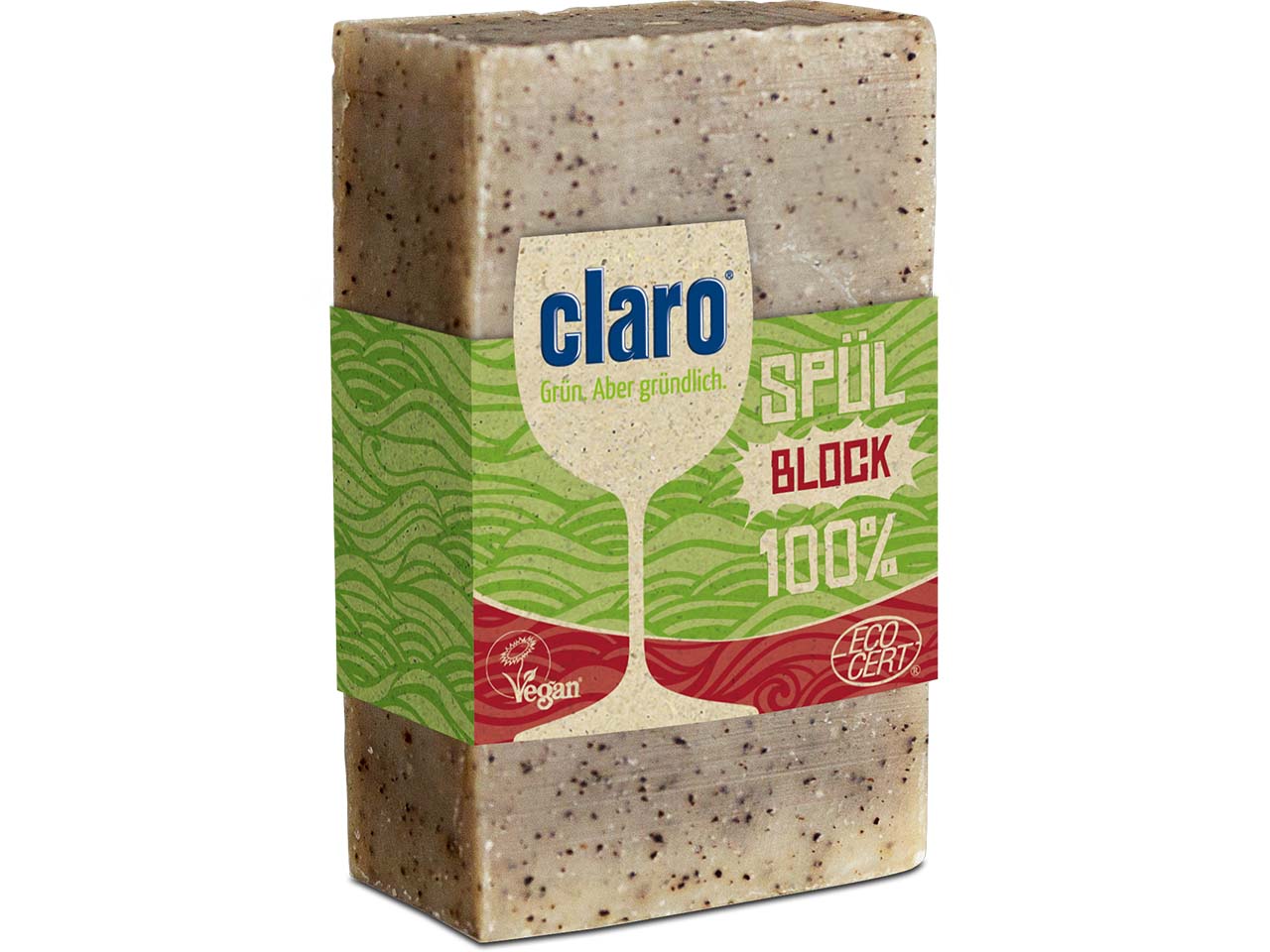 Claro Festes Spülmittel Spülblock "100 %", 100 g