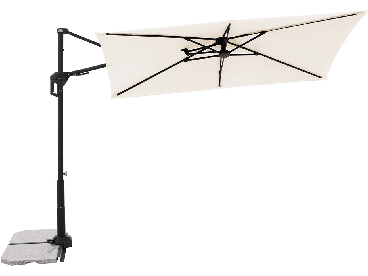 doppler Pendelschirm "ACTIVE Pendel Green Edition" 240 x 135 cm, natur