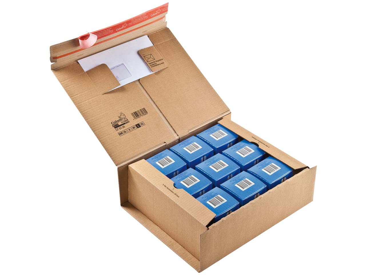 ColomPac Versandkarton, DIN A4+, 10 Stk.