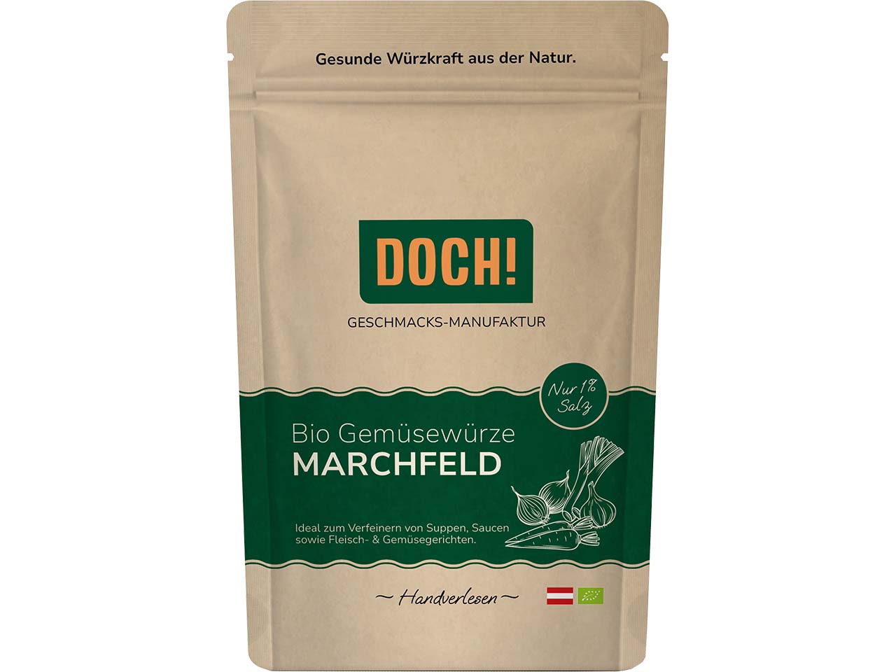 DOCH! Bio-Gewürzmischung Gemüsewürze "MARCHFELD" Beutel, 60 g