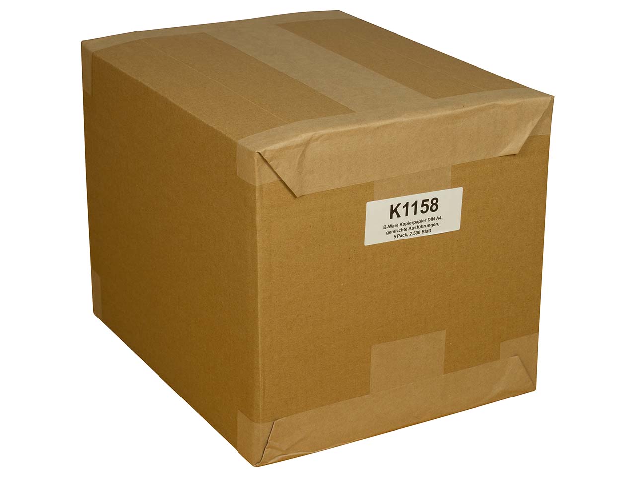 B-Ware Kopierpapier DIN A4, gemischte Ausführungen, 5 Pack, 2.500 Blatt
