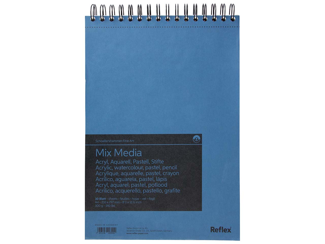 SCHOELLERSHAMMER Zeichenblock "Mix Media" DIN A4, 300 g/m², 30 Blatt